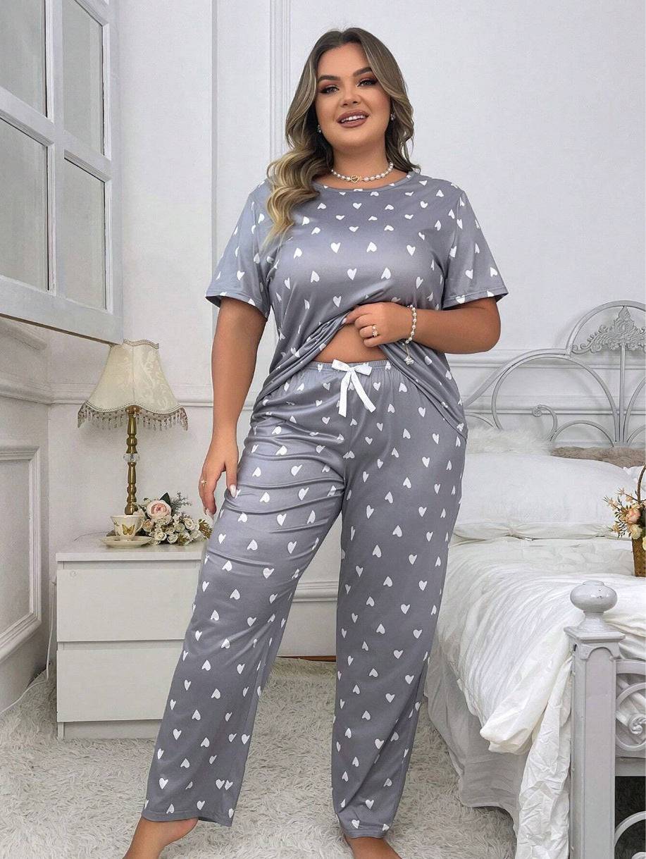 Trousers Plus-sized Plus Size Women's Pajamas Homewear Suit - YLORESHOP