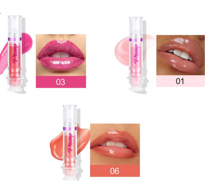 New Tube Lip Rich Lip Color Slightly Spicy Lip Honey Lip Glass Mirror Face Lip Mirror Liquid Lipstick - YLORESHOP