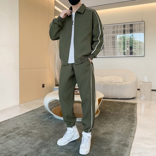 Three-dimensional Grid Men's Leisure Sports Suit - YLORESHOP