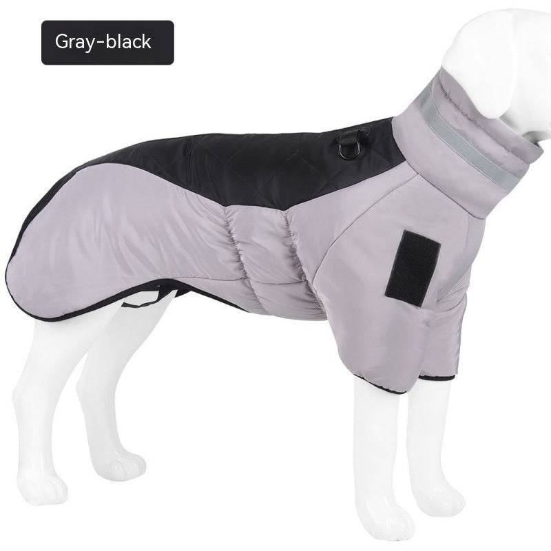 Nuovo cappotto invernale per cani vestiti impermeabili per animali domestici per cani di taglia media di taglia media gilet per cani addensato caldo giacca Labrador personalizzata