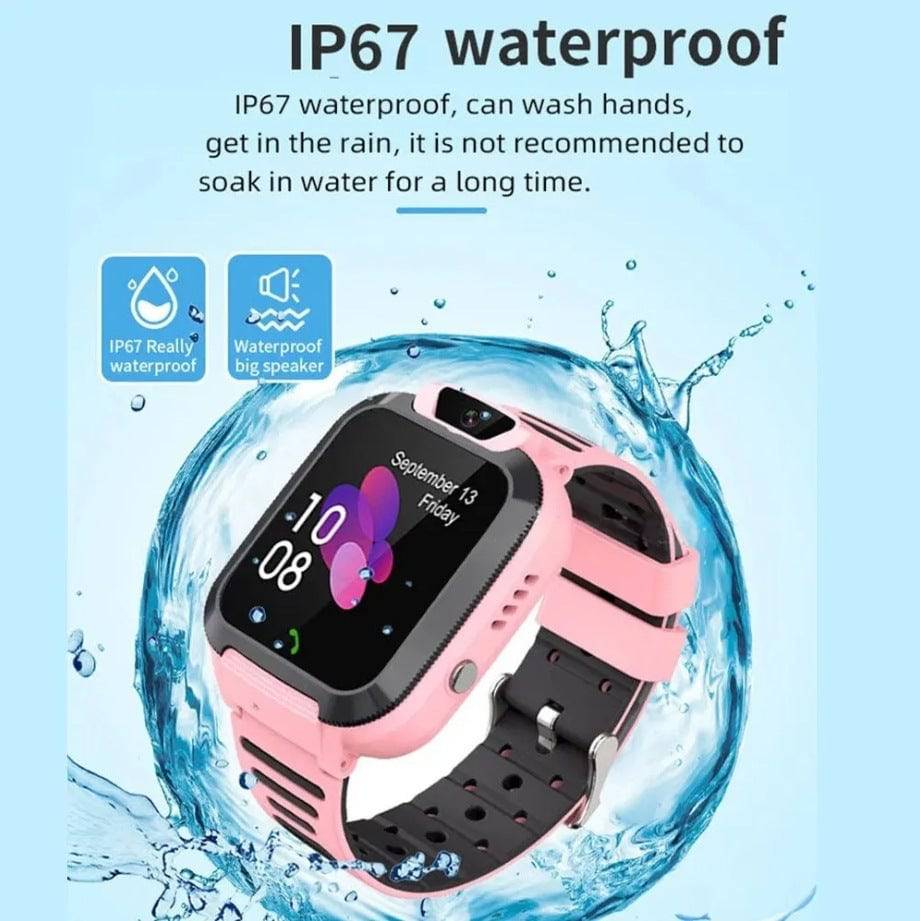 SOS Call LBS Tracker 2G Card-inserting Camera Children Waterproof Watch - YLORESHOP