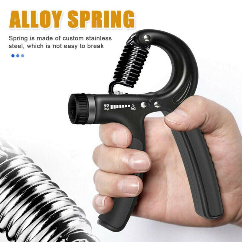 Hand Grip Adjustable Trainer Gripper Strengthener Gym Strength Exerciser Adjustable Heavy Gripper Fitness Hand Exerciser Grip Wrist Training Increase Strength Spring Finger Pinch Carpal Expander - YLORESHOP