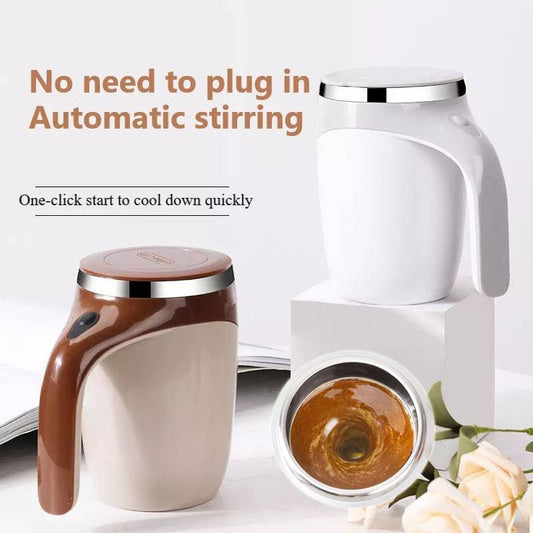 Rechargeable Model Automatic Stirring Cup Coffee Cup High Value Electric Stirring Cup Lazy Milkshake Rotating Magnetic Water Cup - YLORESHOP