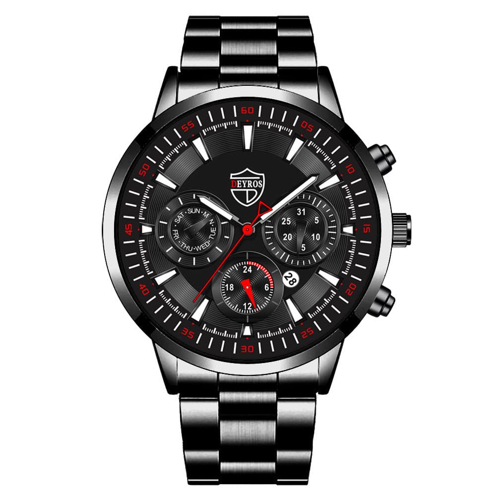 Fashion Men's Watch Fashion Luminous Calendar Watch Business Sports - YLORESHOP