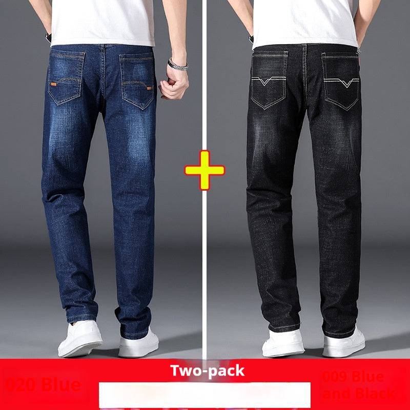Summer Thin Jeans Men's Loose Straight - YLORESHOP