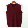 Wool vest, men's sweater autumn and winter