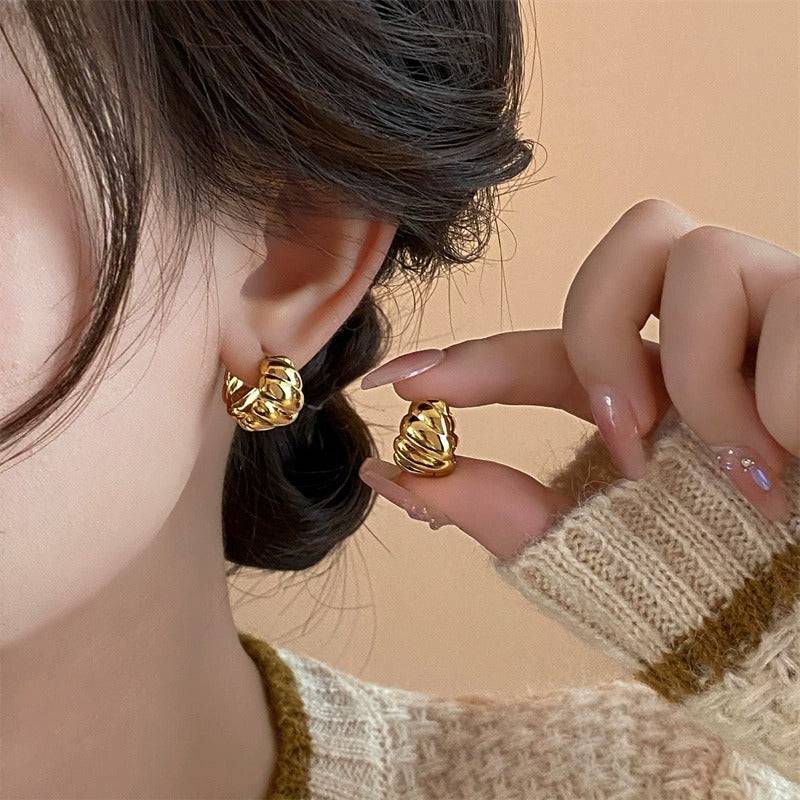 Gold Thread Ear Clip Female Niche Design - YLORESHOP