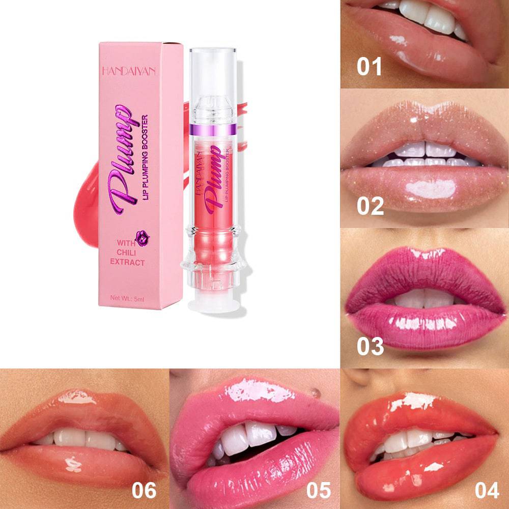 New Tube Lip Rich Lip Color Slightly Spicy Lip Honey Lip Glass Mirror Face Lip Mirror Liquid Lipstick - YLORESHOP