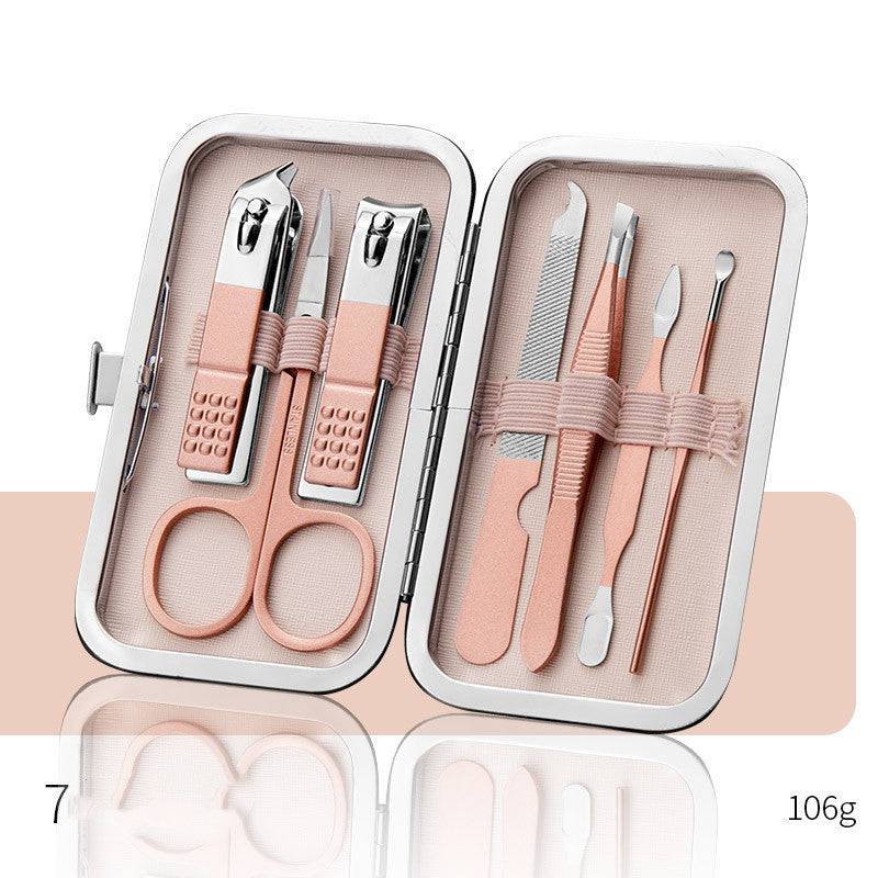 Professional Scissors Nail Clippers Set Ear Spoon Dead Skin Pliers Nail Cutting Pliers Pedicure Knife Nail Groove Trimmers - YLORESHOP