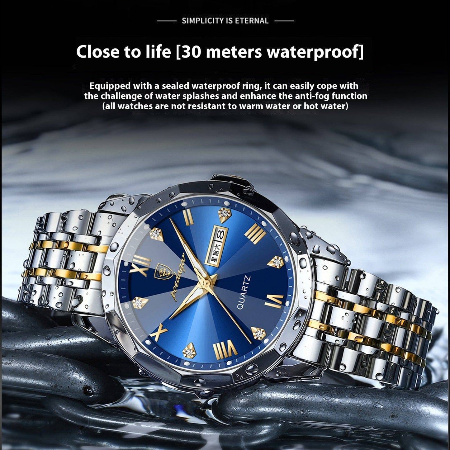 Men's Watch Waterproof Super Luminous Luxury Watch - YLORESHOP