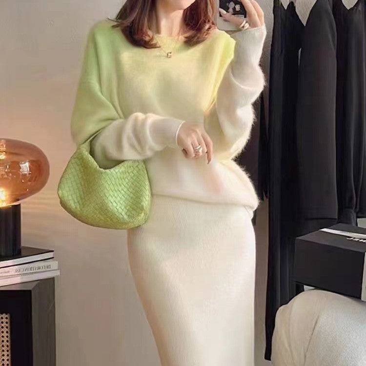 New Korean Style Crew Neck Pullover Sweater - YLORESHOP