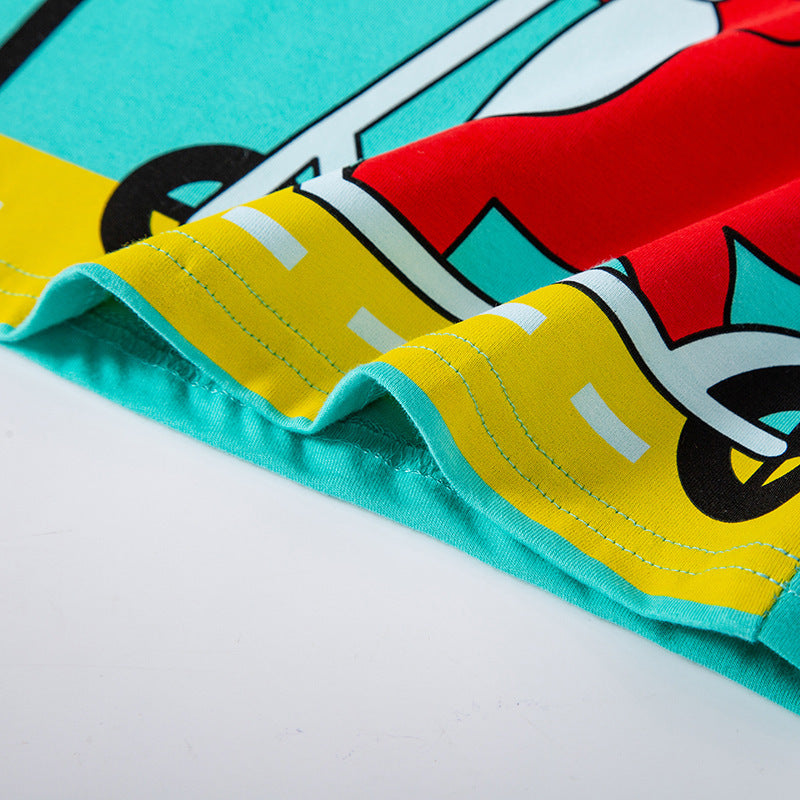 T-shirt Cotton Boy Baby Foreign Style Top T - YLORESHOP