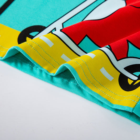 T-shirt Cotton Boy Baby Foreign Style Top T - YLORESHOP