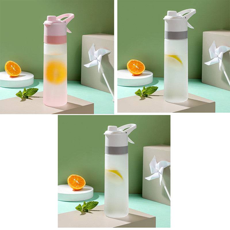 Spray Water Bottle For Girls Outdoor Sport Fitness Water Cup Large Capacity Spray Bottle Drinkware Travel Bottles Kitchen Gadgets - YLORESHOP