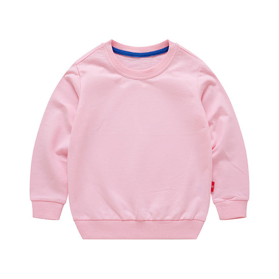 Boys' colorful, loose-fitting, round-neck long-sleeved sweater - YLORESHOP
