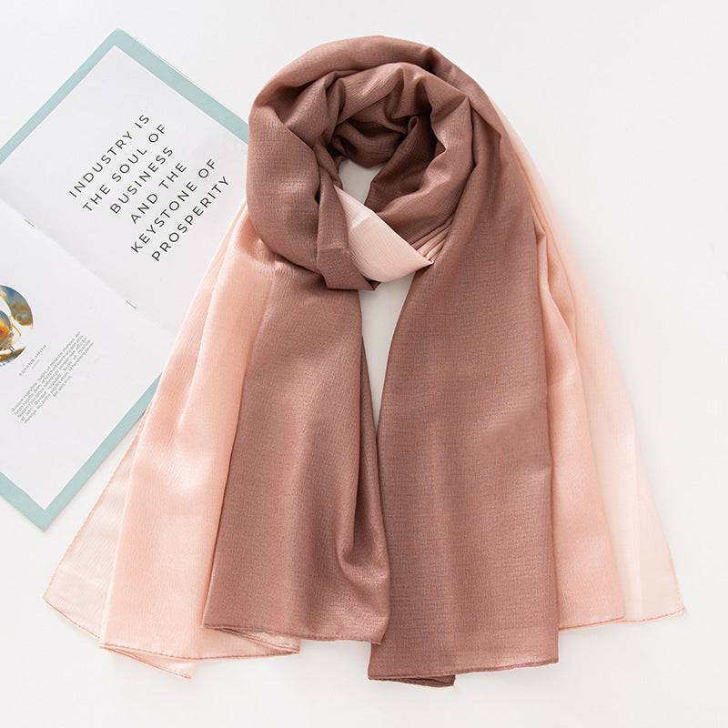 New Hemp Cotton Stitching Scarf Long Warm - YLORESHOP