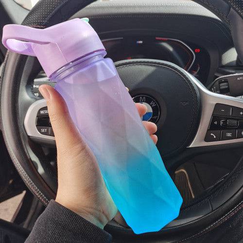 Spray Water Bottle For Girls Outdoor Sport Fitness Water Cup Large Capacity Spray Bottle Drinkware Travel Bottles Kitchen Gadgets - YLORESHOP