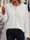 Solid Color Casual Drop-shoulder Long-sleeve Top - YLORESHOP