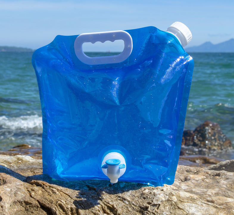 PVC Outdoor Camping Hiking Foldable Portable Water Bags Container - YLORESHOP