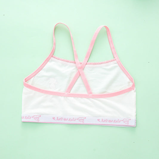 Primary School Students Development Period Girls Bra Sports Children's Underwear Vest - YLORESHOP