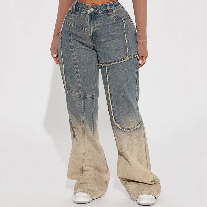 American Retro Street Fashion Jeans - YLORESHOP