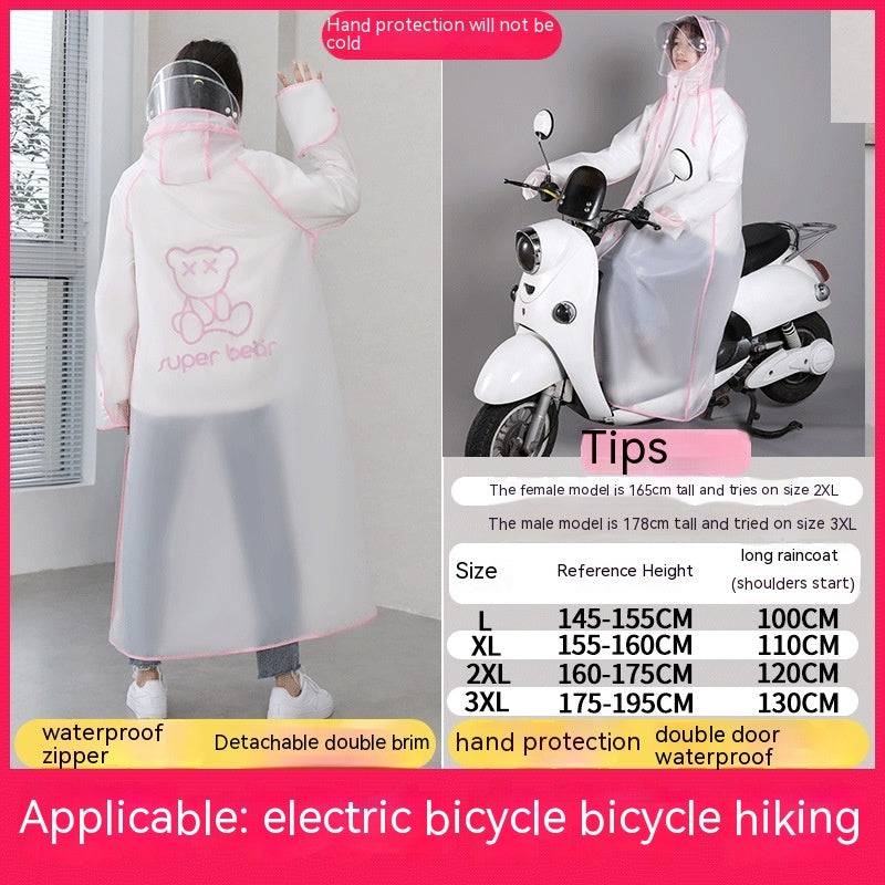 Electric Bike Raincoat Riding Rain-proof - YLORESHOP