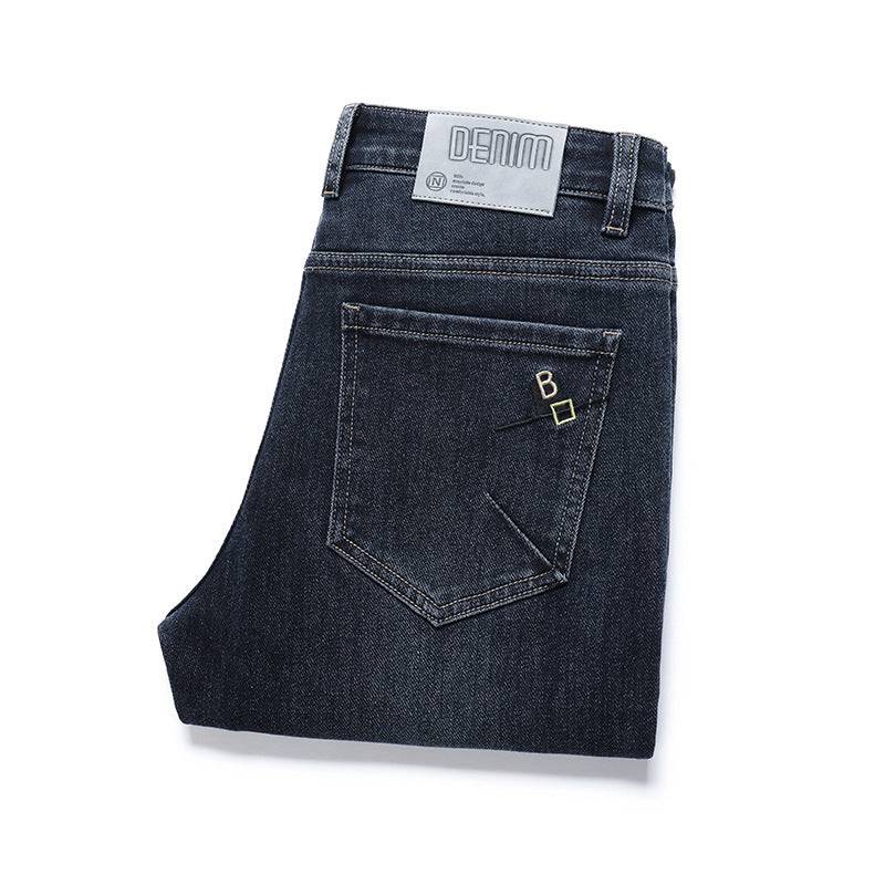 Jeans larghi elastici quattro stagioni da uomo