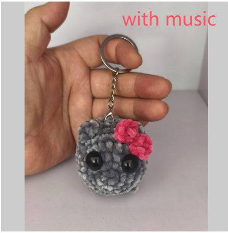 Cute And Minimalist Hamster Crochet Doll Keychain - YLORESHOP