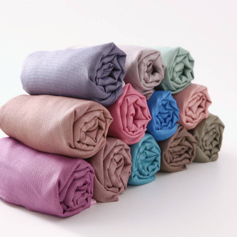 New Hemp Cotton Stitching Scarf Long Warm - YLORESHOP