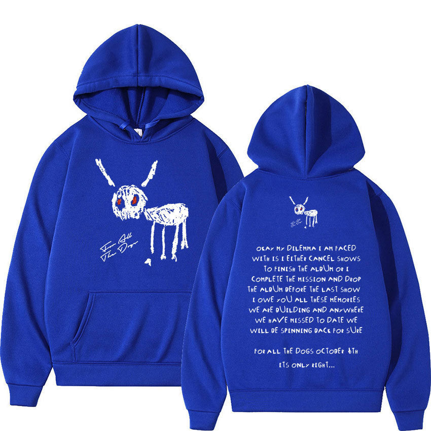 Rapper Drake For All The Dogs Letter Hoodie - YLORESHOP