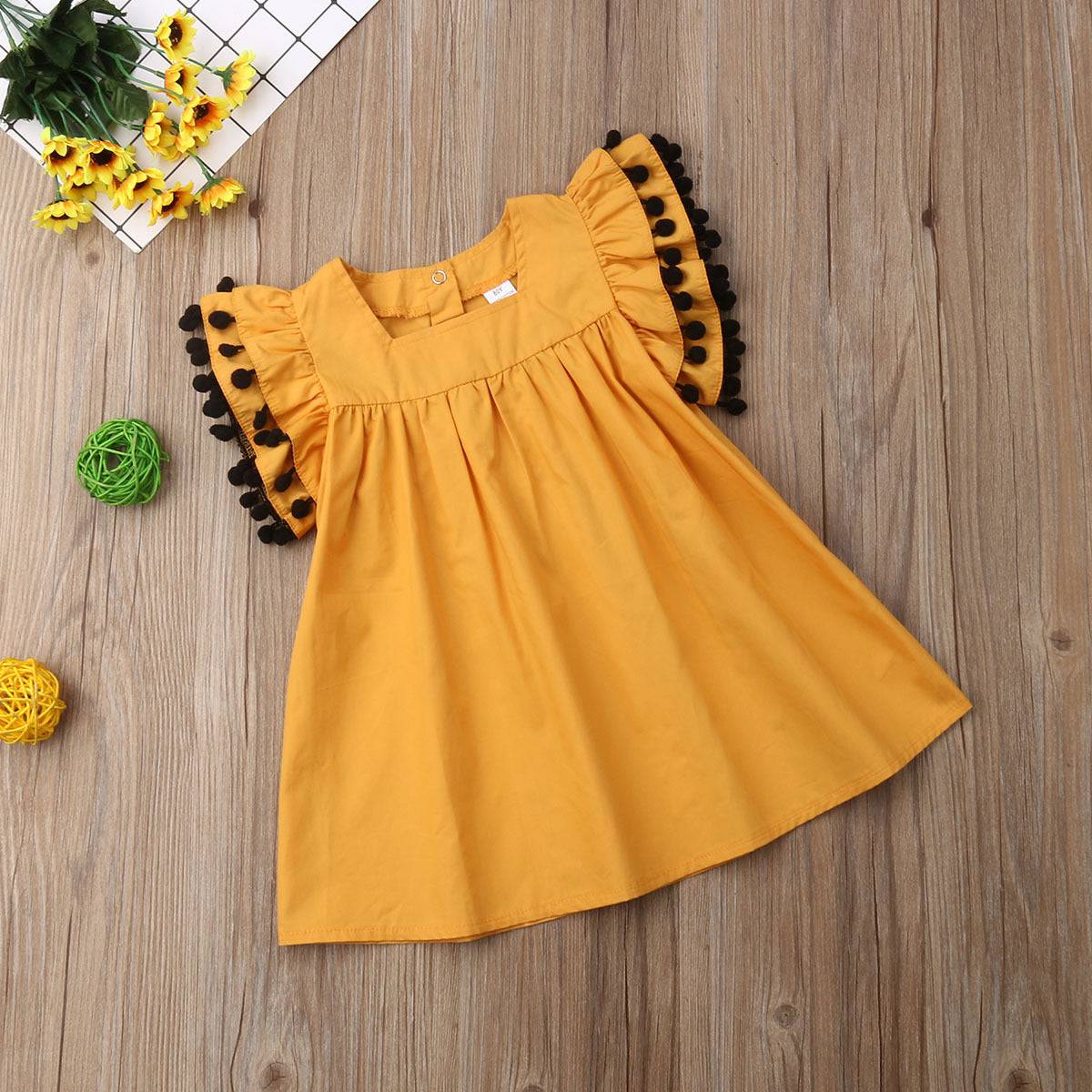 Children Newborn Clothing Sleeveless Kids Girls Dress - YLORESHOP