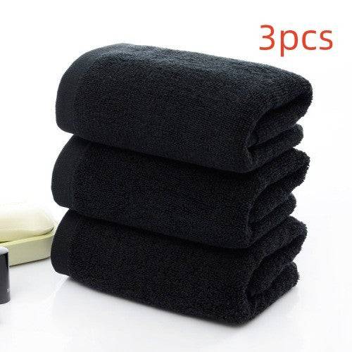 21 strands of black cotton towels - YLORESHOP