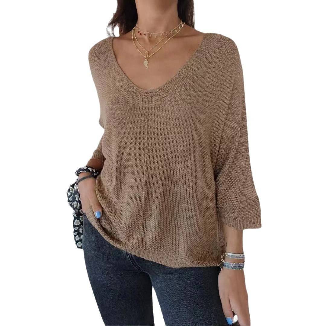 European And American Women's Clothing Short Pullover Top - YLORESHOP